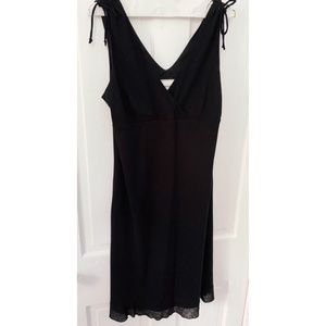 Black Glittery Cocktail Dress